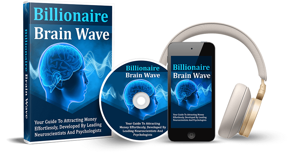 The Billionaire Brain Wave review — the manifestation and brainwave audio program bundle (guide, disc, phone and headphones) from the official sales page