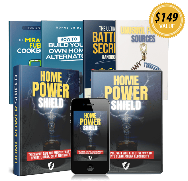 Home Power Shield DIY guide digital ebook bundle from the official sales page