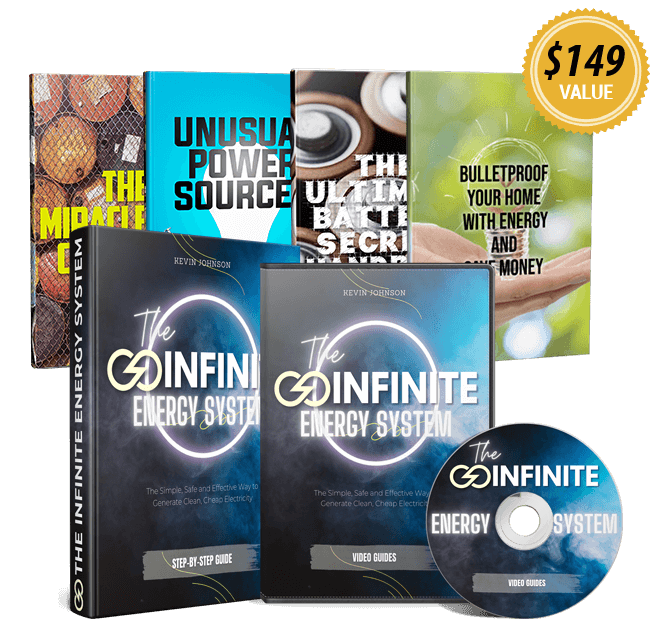 The Infinite Energy System DIY guide digital ebook bundle from the official sales page