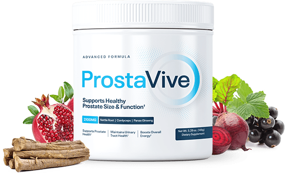 ProstaVive review — men's wellness support powder tub from the maker's official sales page