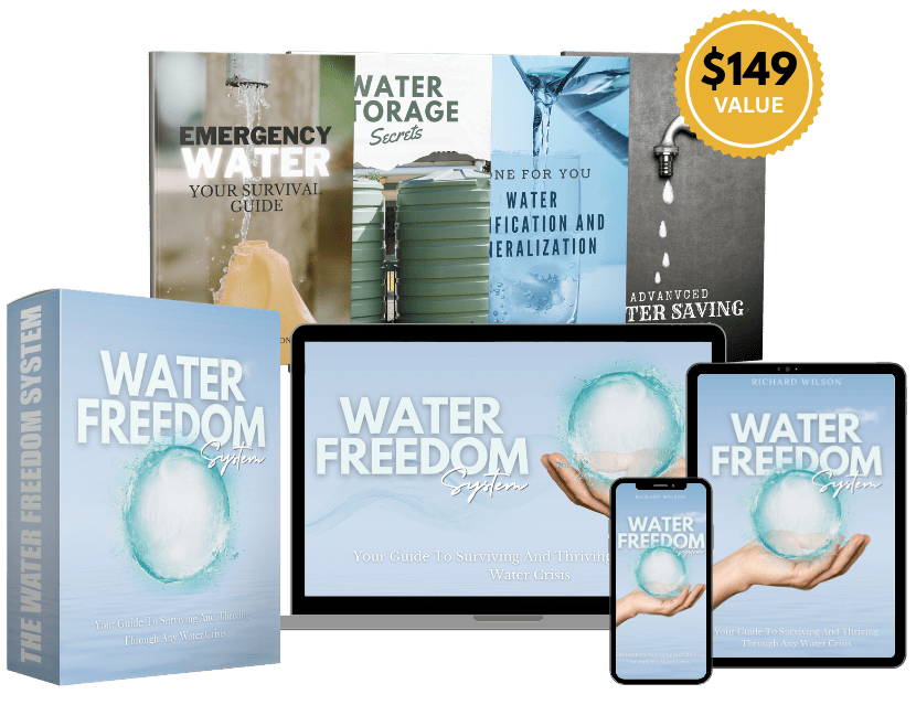 Water Freedom System DIY guide ebook bundle from the official sales page